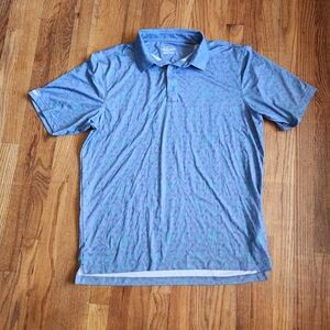 Straight Down Golf Polo Mens L